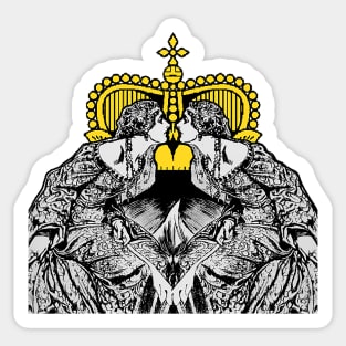 My Crowned Lady - Noble Aristocrat Sticker